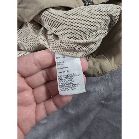 Royal Robbins Vest Mens Small Utility Outdoor Travel Fish Hunting Zip Up Beige - Picture 3 of 6
